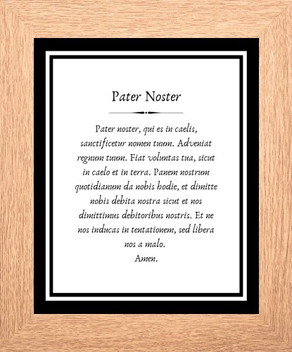 Pater noster unser vater - pater,