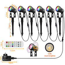 6pcs LED Gartenstrahler RGBWW