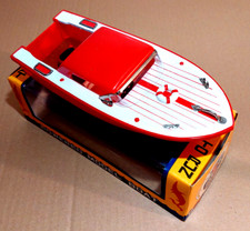 Vintage Powered Modell Motorboot Kunststoff + Holz Made in Japan Neuzustand OVP