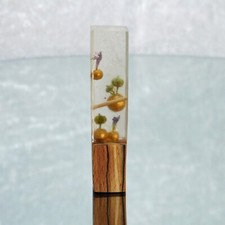 Kleinskulptur Stele "Little Planets" Dekorationsobjekt