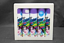 5x Kosmetik Haar Color Spray Set Nr. 30 Violett für Halloween / Karneval in OVP
