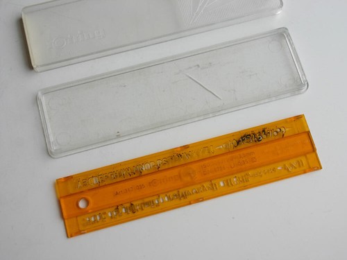 Schriftschablone rotring 342