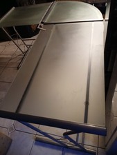 Glas-Metall-Schreibtisch