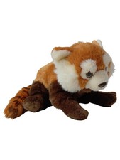 UNI TOYS Kuscheltier Roter Panda Plüschtier Orange 28cm lang 12cm hoch