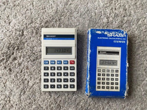 Vintage sharp elsi mate 230 - sharp, el-230