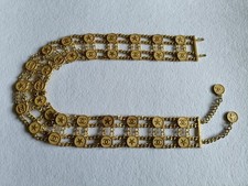 Chanel Star CC Kettengürtel Multistrand Gold 01P 
