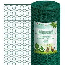 Flexibler PVC-beschichteter Gartenzaun 1,22 m x 25 m für Tiergehege