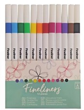 Fineliner Stifte Mehrfarbig 12