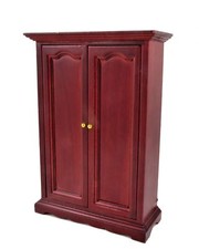 Puppenhaus Mahagoni Doppel