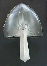 Wikinger Nasal Helm Ritterhelm Normannenhelm Mittelalter Larp Rüstung sca  R13D