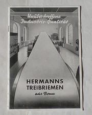 Prospekt Hermanns Leder Treibriemen,  50er Jahre
