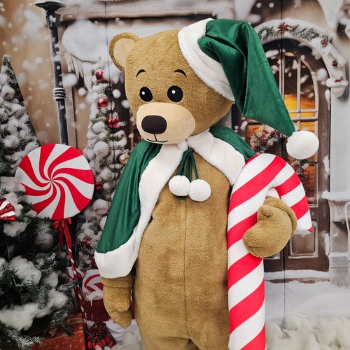 Christmas teddy bear mascot - christmas,