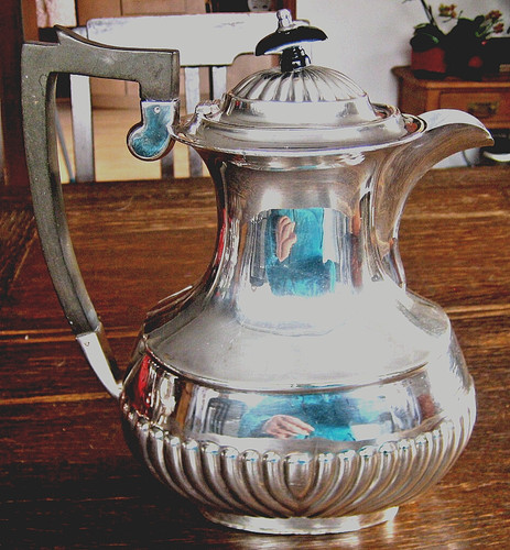Antike art deco teekanne - antike,