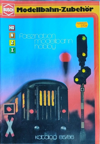 Busch katalog 1985 - busch, 1985/86