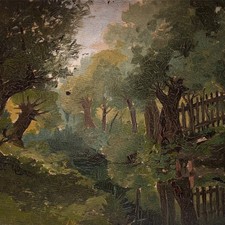 Józef Teofil Smoliński Waldinneres Impressionismus Polen Malerei signiert 1897