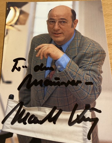 Manfred krug autogrammkarte - manfred,