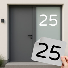 Hausnummer Zahl Aufkleber •