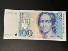 BRD Bund 100 DM Deutsche Mark 1996 Banknote GG/N `