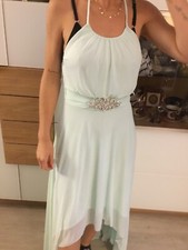 damen abendkleid Lang Mintgrün Größe 36 von Body Flirt Vokuhila Gummizug