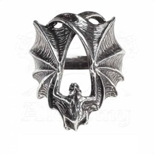 Gothic batcave ring fledermaus - gothic,