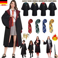 Harry Potter Kostüm Robe Mantel Umhang Krawatte Gryffindor Slytherin Hufflepuff