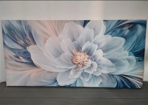 Blumen wandbild auf leinwand - blumen,