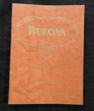 1954 Bulova Accutron Uhr Standardisierte Teile Preis List Sales Katalog