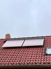 Vakuumröhrenkollektoren Solarthermie, Anlage