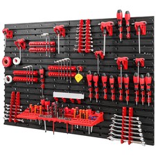 Werkzeugwand 1152 x 780 mm Set 55 Werkzeughaltern mit Lochwand Lagersystem