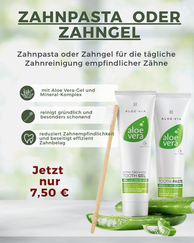 Aloe vera zahngel oder - aloe,