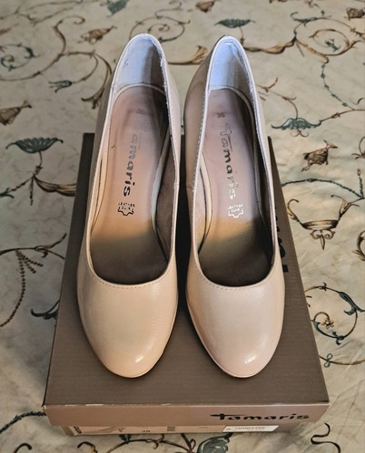 Tamaris lackpumps nude beige - nude,