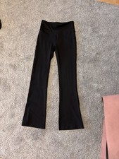 Schwarze Yoga Schlaghose