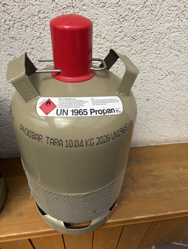 Propangasflasche leer mit - propangasflasche,