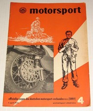 DMV Motorsport Zeitschriften 1953 + 1959 / Motor Sport  Technik (selten)