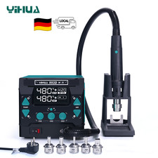 YIHUA 993DM-IV 1100W Heißluftstation Digital Entlöt- & Reparaturstation ESD