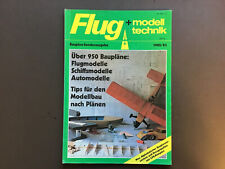 FMT Bauplan Sonderausgabe 1982/83 - Sammlerstück Flug und Modell Technik