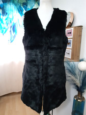 Damen Winter Lange Kunstpelz