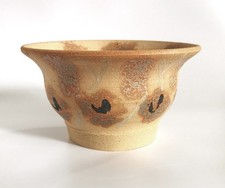 David Ogilvie Studiokeramik holzbefeuerte Steinzeugschale gestempelt