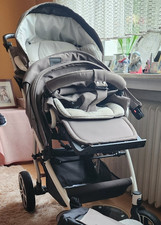 Babywagen Kinderwagen Gesslein F4 mit viel Zubehör 