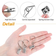 50 Stück Vorhang Clips