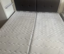 Wasserbett komplett dual 1,80 x 2,00m mit hochwertigen Akva Matratzen Neuwertig