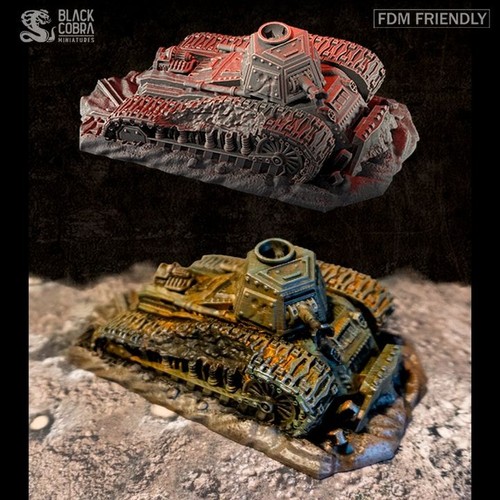 Grimdark destroyed trench - destroyed,