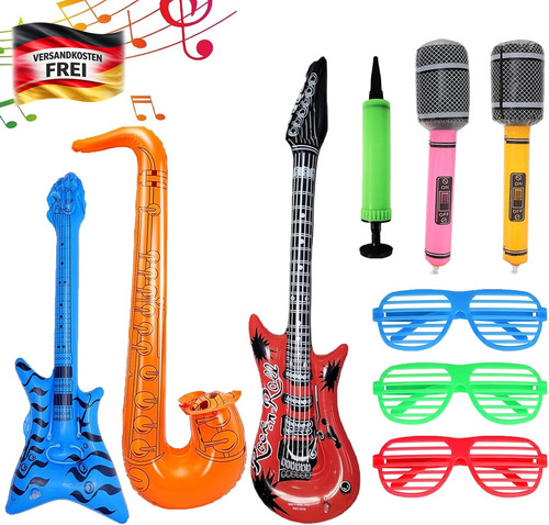 Aufblasbares gitarre set - set, 9
