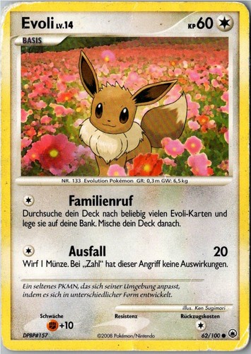 Pokemon evoli 100 - evoli, 62/100