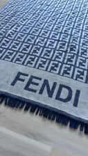 Fendi Schal mit klassischem Monogramm | XXL | ca. 180 x 62 cm | Vintage | TOP