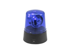 eurolite LED Mini Polizeilicht blau Rundumleuchte USB/Batterie