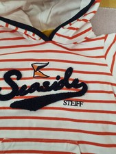 Steiff Kaputzensweatshirt neu und ungetragen,Gr. 92,oange, beige, blau