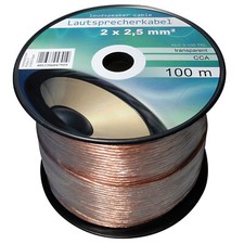 Lautsprecherkabel 3 - 100m, 2 x 2,5 mm²  Boxenkabel Kabel Lautsprecher ⭐️⭐️⭐️⭐️⭐