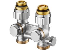 Hahnblock Einrohrsystem