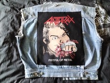 ANTHRAX METAL KUTTE GR XXL